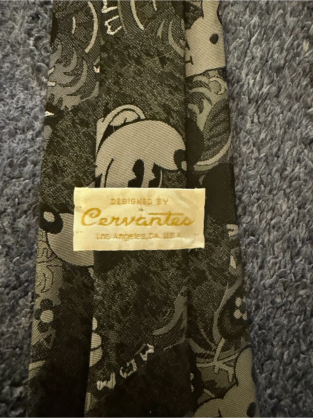 Vintage Disney Mickey Mouse Novelty Necktie Designed by Cervantes